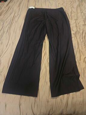 LOFT Julie Trouser Pants Stretch Size 16 Blackberry Purple NWT